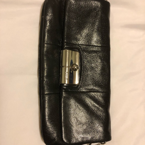 Coach Kristen Black Shoulder Bag/Clutch - Picture 2 of 3